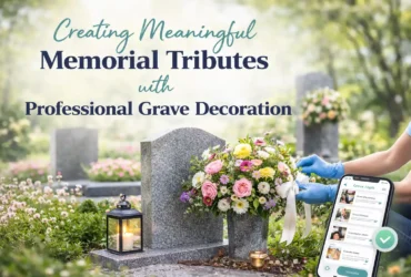 professional Grave Decoration Services by Grave Angels